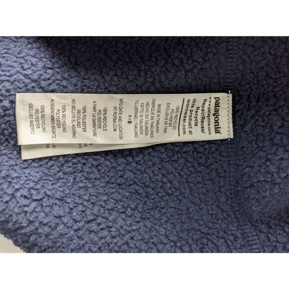 Patagonia Better Sweater Navy 1/4 Zip Fleece Pullover Men’s XXL 2XL Jacket - Picture 5 of 8